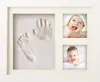 Wooden photo picture Frame DIY Imprint Casting Photo Frame Kit Creative Present Newborn Baby Handprint Footprint