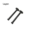 four holes flange black pipe fittings nipples 1/2" cap malleable iron pipe fitting industrial pipe furniture