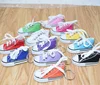 YWLL Canvas Tennis Shoe Key Chain Shoes Shape Key Rings Sport Style Split 3d Sneaker Keychains