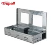 Humane Functional Metal Galvanized Live Catch Mouse Rat Trap Box with Clear Lid