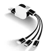 3 In 1 Retractable Multi Usb Charger Cable Multiple Charging Cord Retractable Usb Cable