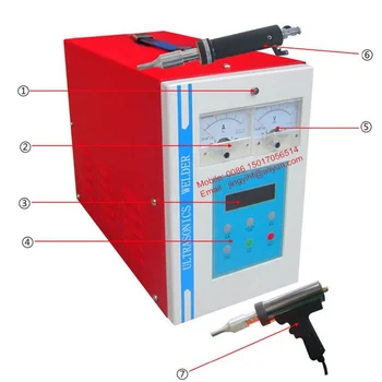 hand held ultrasonic plastic welding machine