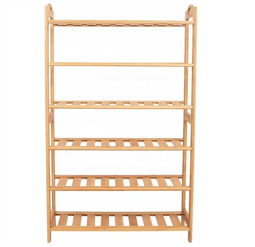 Home Free Standing Bamboo Shoe Rack With Handles 6 Tier Wood Closets And Entryway Organizer Fits 18 Pairs Buy Sepatu Rak Pemegang Rak Sepatu Bracket Rak Penyimpanan Product On Alibaba Com