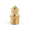 61068-68 China manufacturer brass equal pipe fittings long quarter turn connector