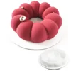 1 Pc Round Wreath Garland Shaped Silicone Mold Cake Pans Baking Tools Mousse Chocolate Dessert Mould Pastry Decoration