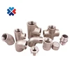 1/2" DN15 Female Thread BSPT Pipe Fitting 3 4 Way Stainless Steel SS304 Cross Type Coupling Pipe Connector