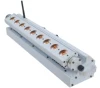 9*18W rgbwa uv 6in1 battery powered remote wireless dmx bar led wall washer