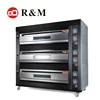 3 deck 9 trays black Ti-Gold stainless steel bread gas oven for bakery