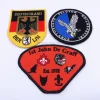 Wholesale free sample iron on custom embroidery patch