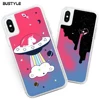 Fashionable Custom Neon Liquid Glitter Phone Cover for iPhone XS Case For iPhone XS MAX Shell Case For iPhone XR Case Cover