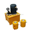 Double acting 100 ton lifting hydraulic jacks