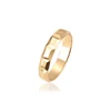 15450 xuping China wholesale factory fashion18K gold plated simple ring designs without stones for women