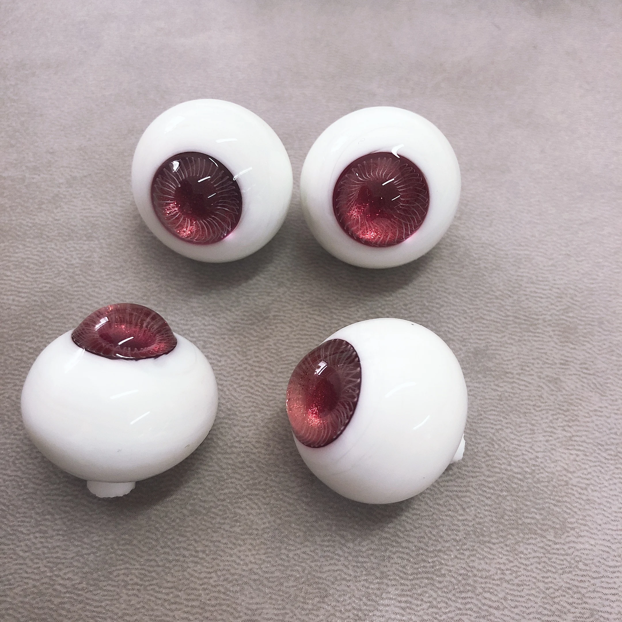 16mm Glass Eyes For 1//3 1//4 1//6 BJD Doll with Handled Sphericity A Pair of