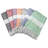 Large Beach Towels Turkish Hammam Gift Spa Gym Yoga Shawl Plaid Cotton Bath Beach Towel