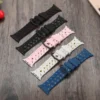 Have personality woven leather watch straps for apple watch