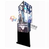 Popular Designs Outdoor Steel Support Three Sided Rotating LED Display/360 Degree Led Digital Display Cube/Spinning Billboard