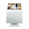 Resscreen 43'' white color shopping mall hotel 10 point pcap touch screen wayfinding kiosk with software