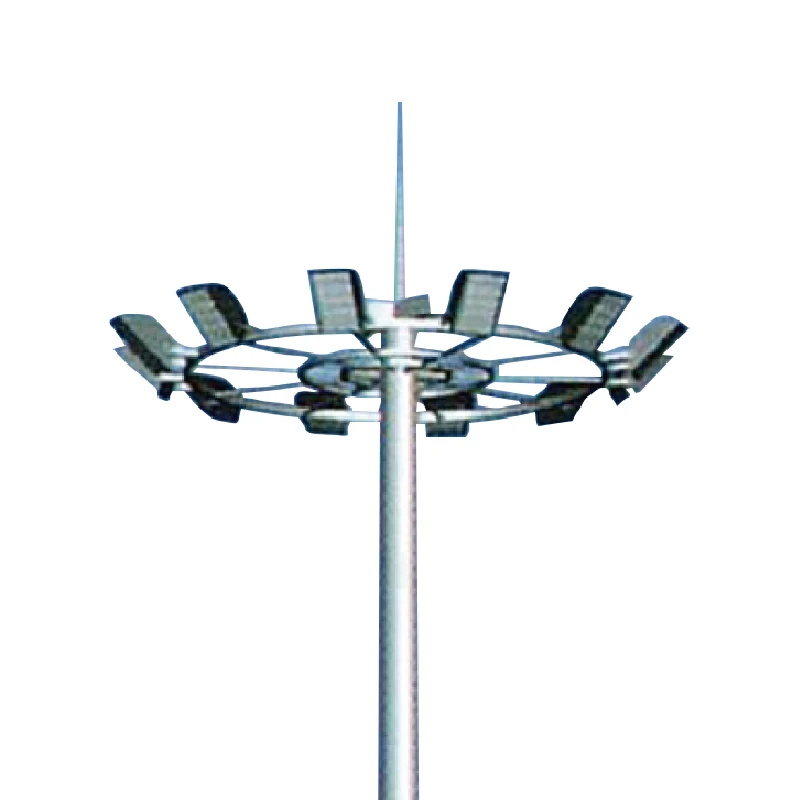 30m high mast pole lighting pole with lifting system for sale