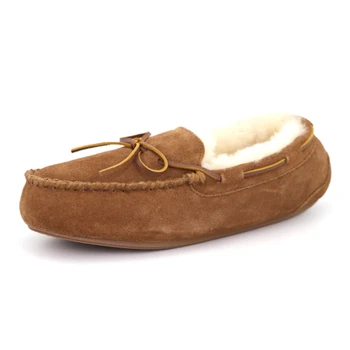 real leather moccasins
