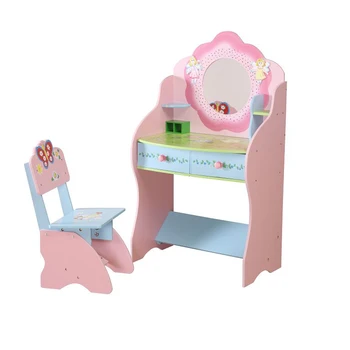 childrens wooden vanity set