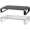 Modern Design Desk Computer Tempered Glass Monitor Stand