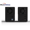 Double Bay OEM raid 1 hdd enclosure 3.5 USB 3.0 Hard Drive Raid Thunderbolt Case