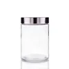 Kitchen moistureproof clear glass jar storage for sugar and coffee storage jar set