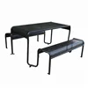 1.4M punched iron table and chairs, garden outdoor furniture