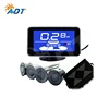 4 Parking Sensors LED Monitor Car Auto Backup Reverse Radar System Alarm Kit