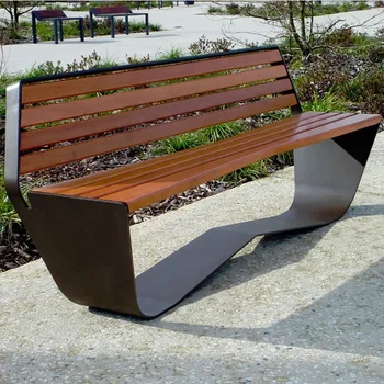 Luxury Modern Outdoor Pvc Waterproof Wpc Composite Wood Bench With Metal Frame View Waterproof Wpc Composite Luxury Royal Long Chair Bench Haoyida Product Details From Chongqing Haoyida Outdoor Facility Co Ltd On