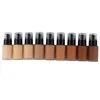 In Stock Top quality Liquid Foundation Contour Concealer 9colors Medium Light Waterproof 30ml Liquid Foundation