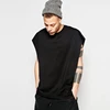 Fashionable Wholesale Hip Hop T shirt Hooded Sleeveless Mens T shirt Plain T shirt turkey wholesale for men