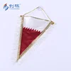 high quality cheap digital printing Qatar triangle pennant string flag