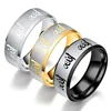 souvenir newest cure islamic silver men ring muslim