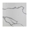 best price artificial calacatta white quartz stone slab