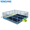 popular mini soft indoor playground trampoline replacement mats for small spaces