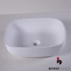 Wholesale artificial stone resin acrylic solid surface bathroom wash basin
