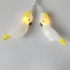 Garden Hanging LED Parrot String Lights Battery Power Fairy Bird Lamps For Party Bedroom Library Study Room Home Decoration.