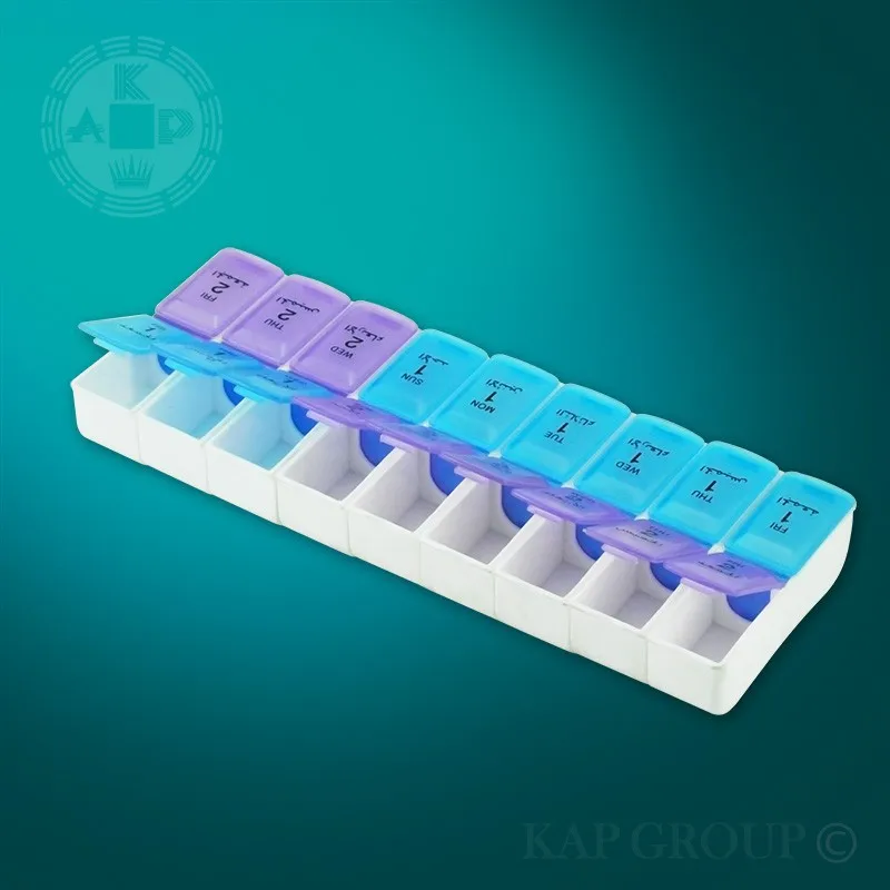 Plastic 14 Days/2 Week Medicine Pill Case/travel Pill Box Buy 2 Week Pill Box,14 Compartment