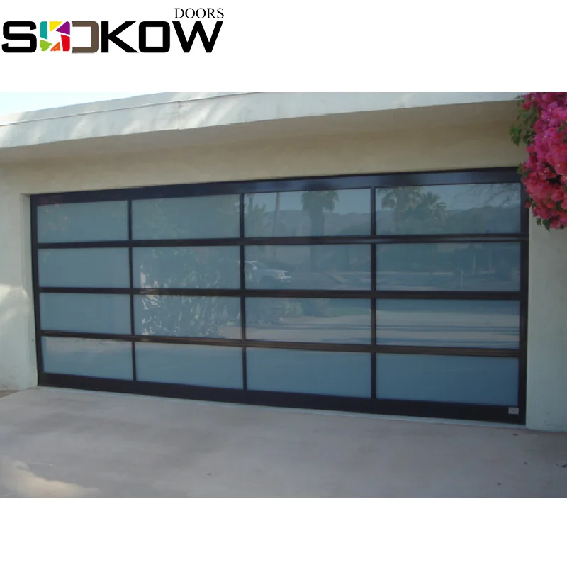 Hot Sale Used Aluminum Glass Sectional Garage Door Buy Glass