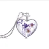 Korean necklace fashion crystal heart pendant lavender heart plum necklace amazon source