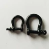Stainless Steel Black and silver Mini Bow Decorative shackle 4mm/5mm for Bracelet China supplier