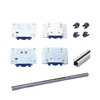 adjustable insert furniture Sliding door roller wheel wardrobe mechanism soft closing Easy assembly bottom bearing