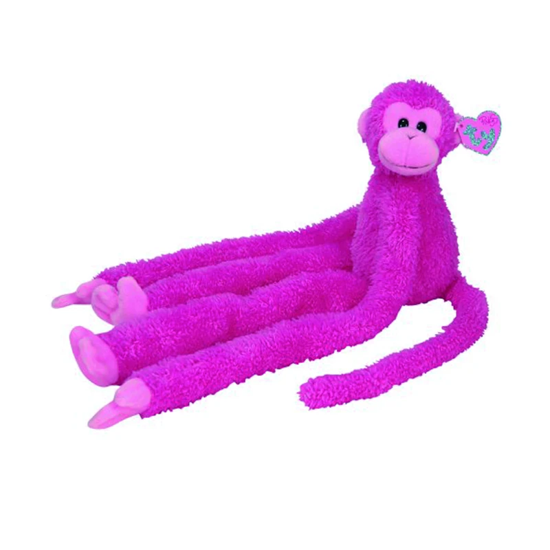 stuffed monkey with long arms and legs
