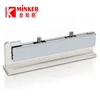 Commercial Glass Door Hardware Double Over Panel Central Top Long Clamp Patch Fitting With Pivot