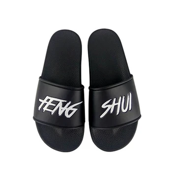 Greatshoe Blank  Sandal  Slide  Custom Logo Leather Slide  