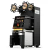 automatic cup filler and sealer machine for plastic paper cup Boba tea bubble tea sealing machine
