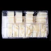 Nadeco Semicircle Salon False nail tips 500pcs salon use provide free samples