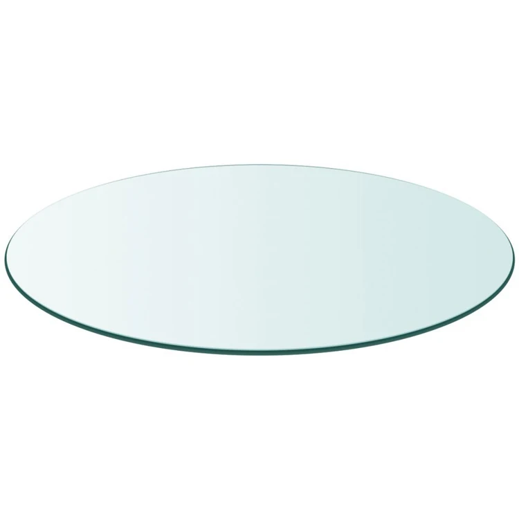 Round Clear Tempered Glass Unbreakable Glass Table Top,Table Top Glass