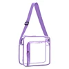 Stadium Approved Transparent Waterproof Zippered Shoulder Messenger Bag PVC Bag
